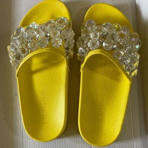 Yellow sandals from a Boutique